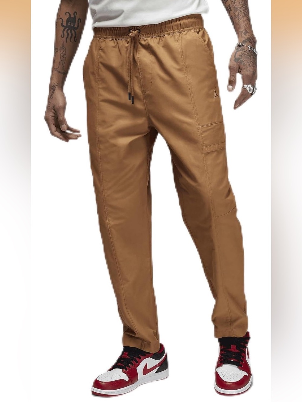 Nike Air Jordan Essentials Men’s Woven Pants Brown XL